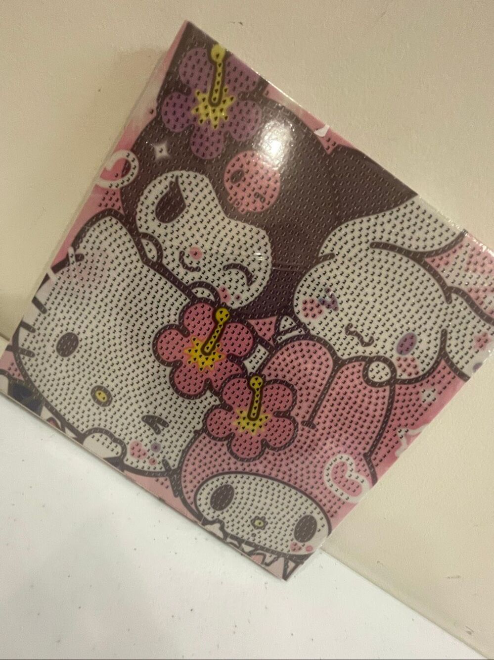 Hello Kitty Diamond Art 8x8 Bead Kit DIY Craft New Sealed